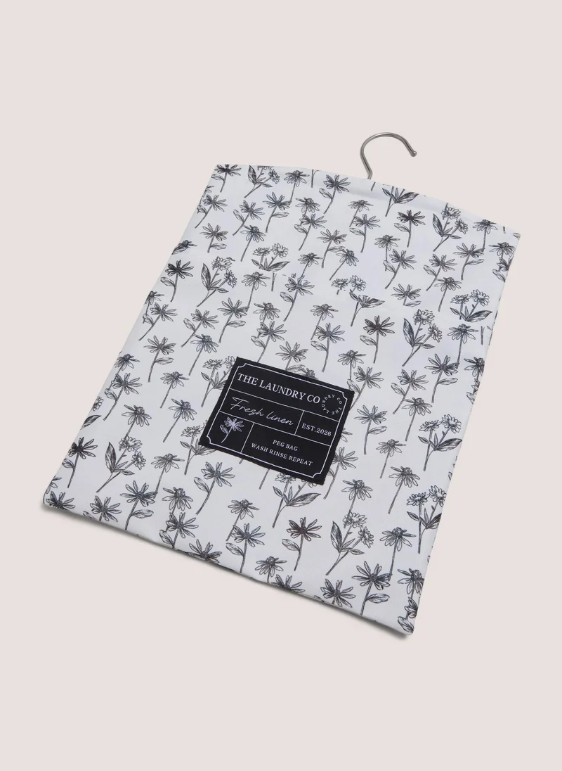 ماتلان Floral Laundry Co Peg Bag White